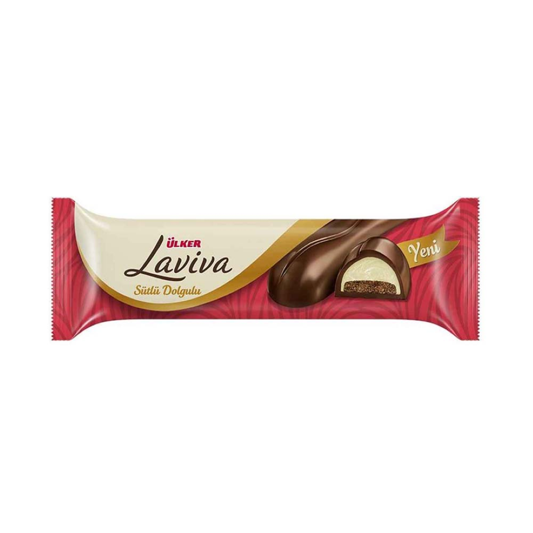 ULKER LAVIVA MILK/DARK CHOC BAR 35G